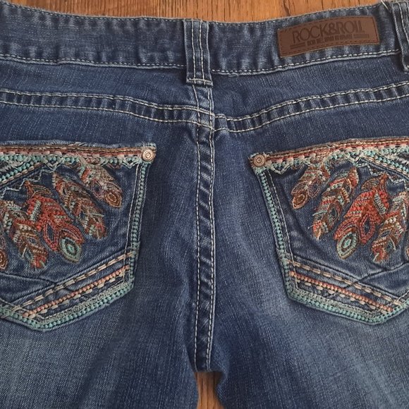 Rock&Roll Denim Jeans- size 27x32 - Picture 4 of 6